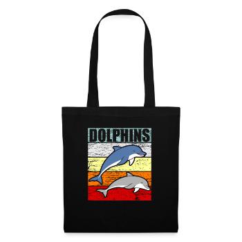 Dolphin - Tote Bag - black - Front