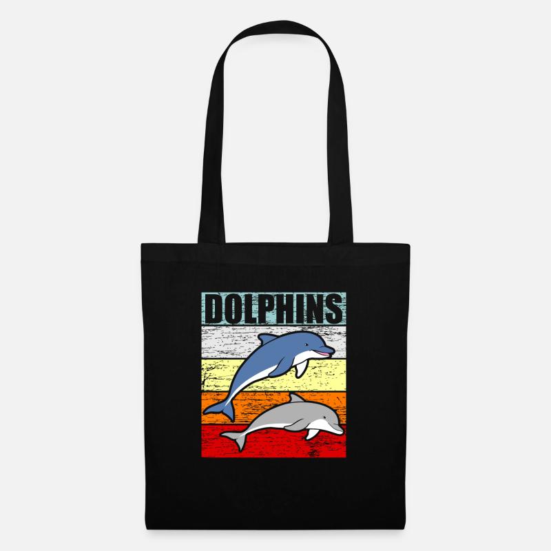 Dolphin - Tote Bag - black