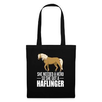 Haflinger foal Kohlfuchs Haflinger t shirt - Tote Bag - black - Front