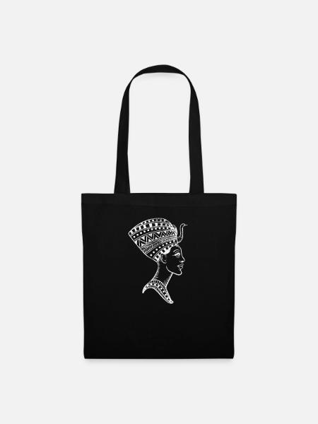 Egypte Pharaon Cléopâtre Pyramide Anubis Cadeau - Sac en tissu - noir