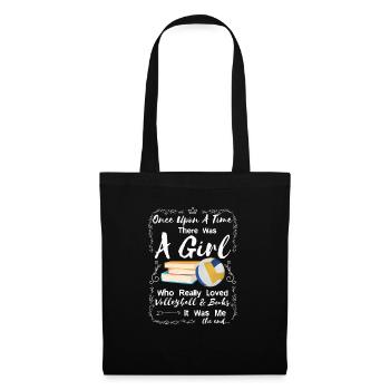 There Was A Girl Who Really Loved volleyball And - Tote Bag - black - Front