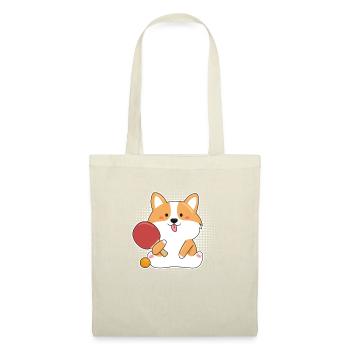 Tennis de table - Sac en tissu - nature - Devant