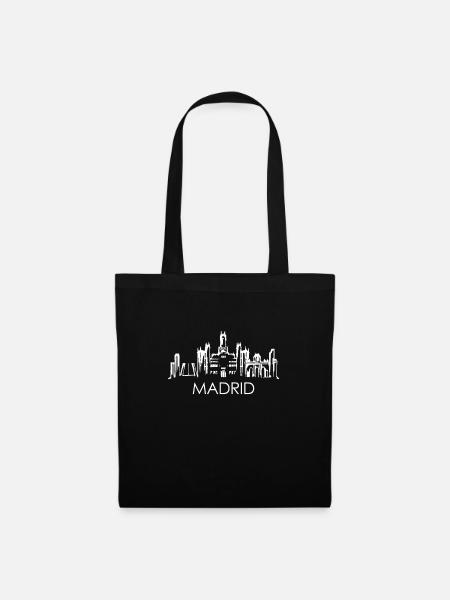 Horizon de Madrid - Sac en tissu - noir