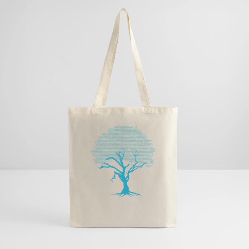 Binary Coding Tree Geschenk Design Idea Grafik Stoffbeutel