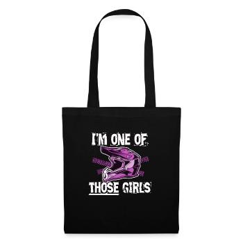 Motorcross women gift - Tote Bag - black - Front