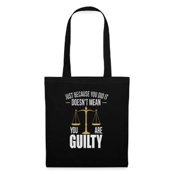 Avocat avocat avocat cadeau avocat - Sac en tissu - noir - Devant