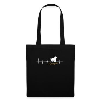 Cavapoo dog shirt gift idea - Tote Bag - black - Front