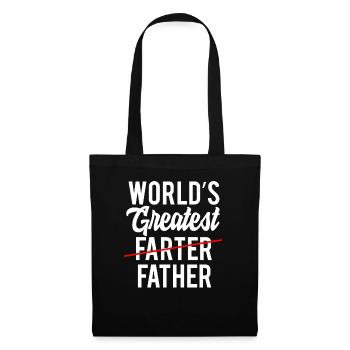 Worlds Greatest Farter Father - Tote Bag - black - Front