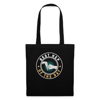 Le meilleur soignant au monde Infirmier HEP - Sac en tissu - noir - Devant