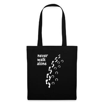 never walk alone horse - Tote Bag - black - Front