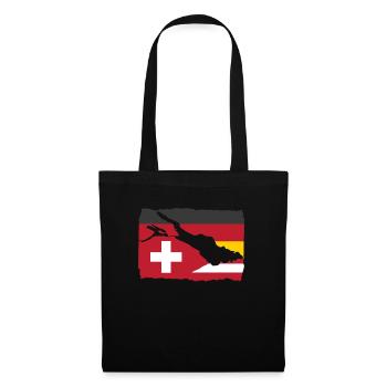 Holiday region Lake Constance Germany Switzerland Austria - Tote Bag - black - Front
