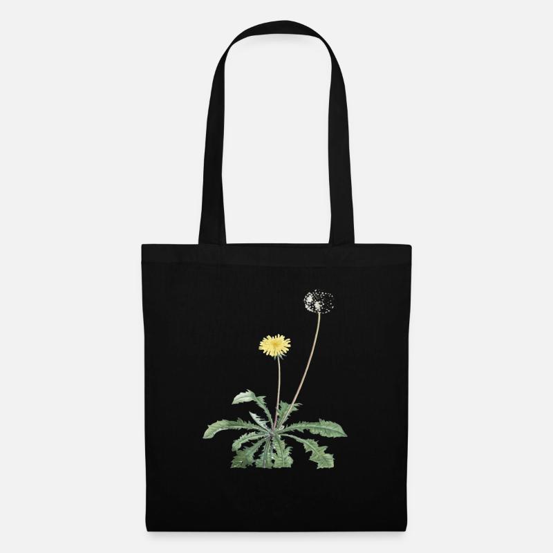 Dandelion = dandelion - Tote Bag - black