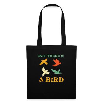 Funny Bird Shirt - Birding Gift - Birdwatcher Shir - Tote Bag - black - Front