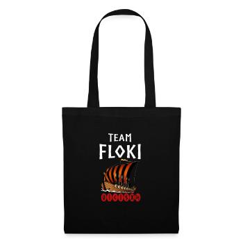 Team Floki Viking Quote Cool Warrior Norse Warrior - Tote Bag - black - Front