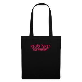 worlds smallest cock - Tote Bag - black - Front