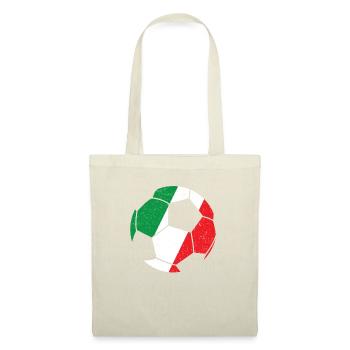 Bandiera Italiana - Maglia da calcio - Pride Shir italiano - Borsa di stoffa - natura - Fronte