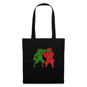 Bulles Contre l’ours - Sac en tissu - noir - Devant