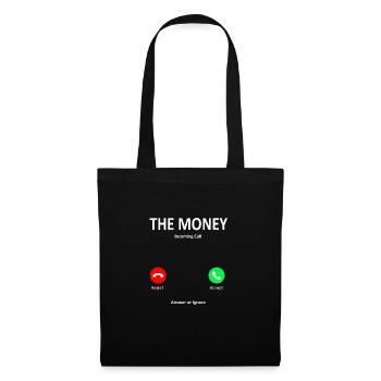 Appel d'argent - Sac en tissu - noir - Devant