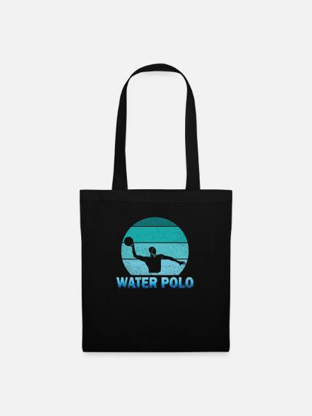 Wasserballer Wasserballspieler Wasserball Geschenk - Stoffbeutel - Schwarz