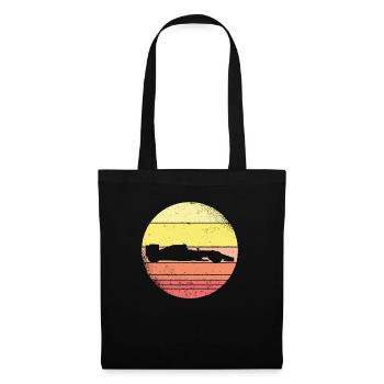 Racing racing retro racing car gift - Tote Bag - black - Front
