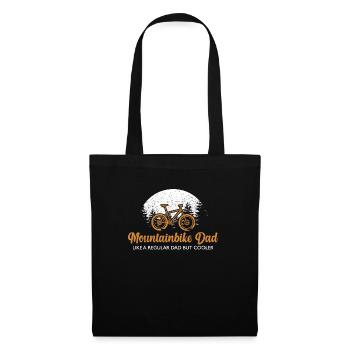 Mountain bike Dad | Mountain biker dad gift idea - Tote Bag - black - Front