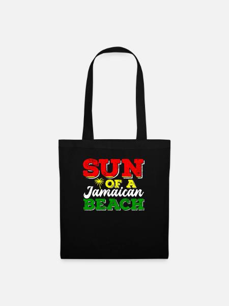 Jamaika Karibik Urlaub Jamaica Rasta Reagge - Stoffbeutel - Schwarz