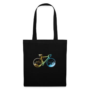 Gravel bike design - Tote Bag - black - Front
