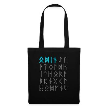 Odin Thor runes runes cadeau vikings nordiques - Sac en tissu - noir - Devant