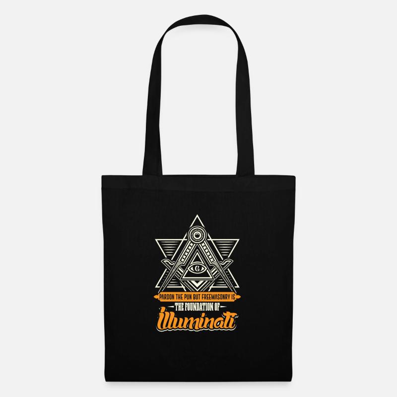 Freimaurer sind die grundlage der Illuminati - Stoffbeutel - Schwarz