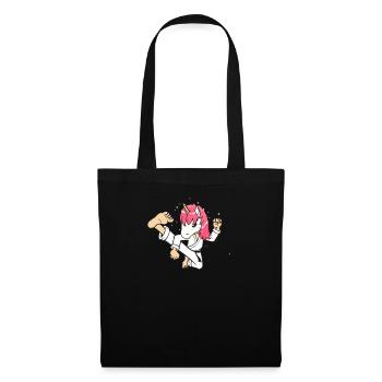 Karaté Licorne Arts martiaux High Kick - Sac en tissu - noir - Devant
