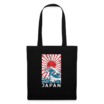 Japan - Stoffbeutel - Schwarz - Vorne