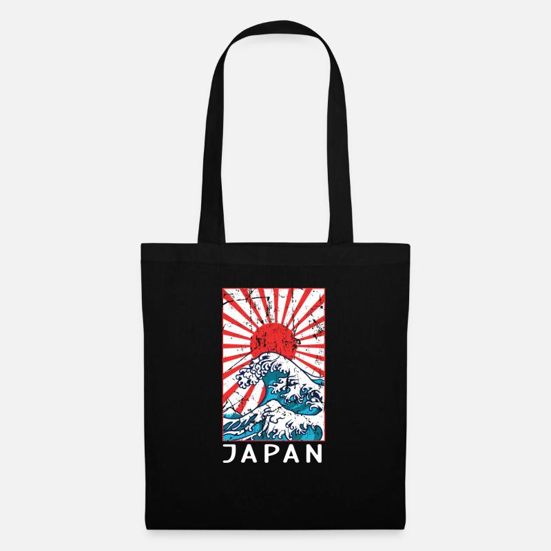 Japan - Stoffbeutel - Schwarz