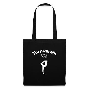 Turnverein mein grosse Liebe | Gymnastic für alle - Stoffbeutel - Schwarz - Vorne