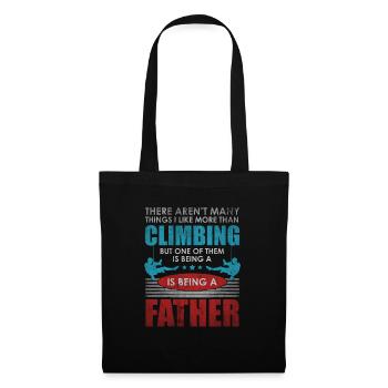 Rock Climbing Boulder Climbing Mountaineering Gift - Tote Bag - black - Front