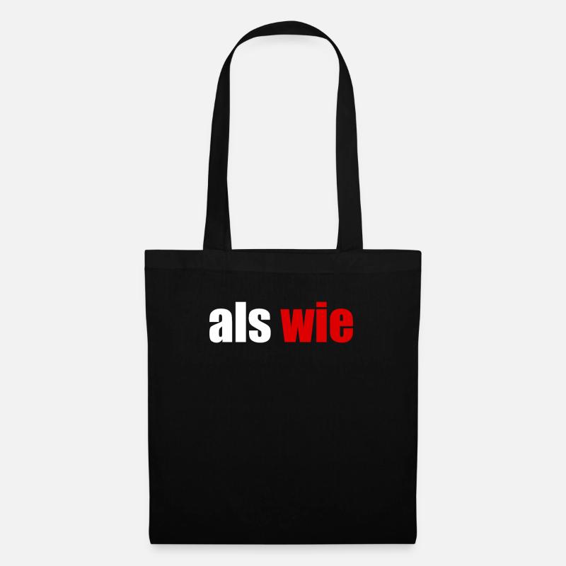 lustiger Spruch Witziges Geschenk Büro Bürohumor - Stoffbeutel - Schwarz