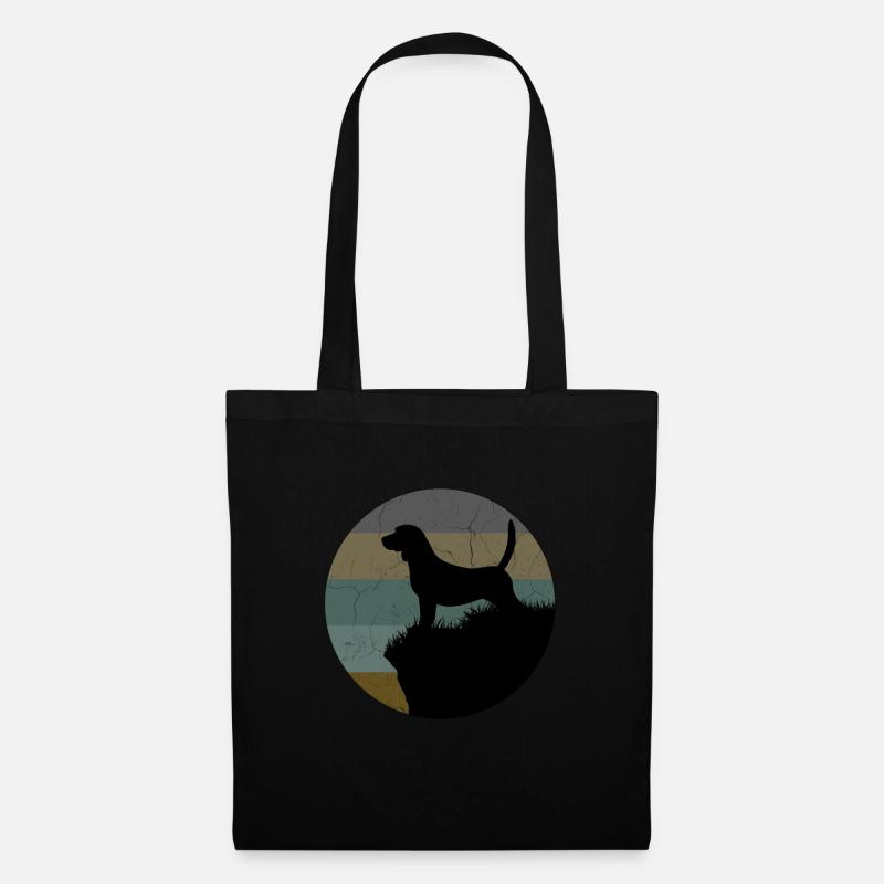 beagle - Sac en tissu - noir
