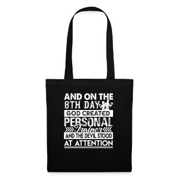 Personal Trainer God Created Personal Trainer - Tote Bag - black - Front