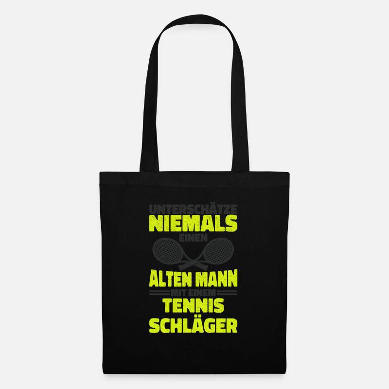 Tennis - Stoffbeutel - Schwarz