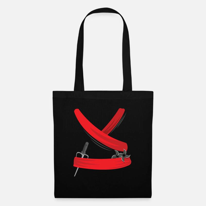 Ninja Costume Halloween Lover Ninja - Stoffbeutel - Schwarz