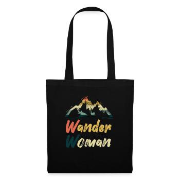 HIKING WOMAN - Tote Bag - black - Front