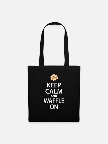 waffle - Tote Bag - black