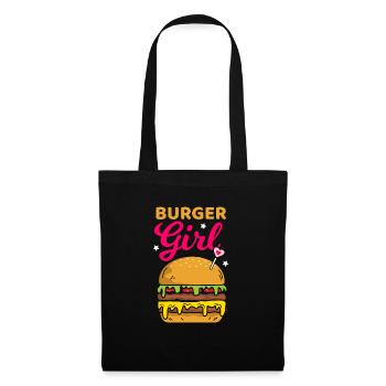 Burger hamburger - Tote Bag - black - Front