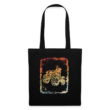 Vintage Quad Gift Quad Rider Retro Biker - Tote Bag - black - Front