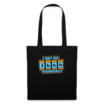 Funny Chemistry Sarcasm Periodic Table - Tote Bag - black - Front
