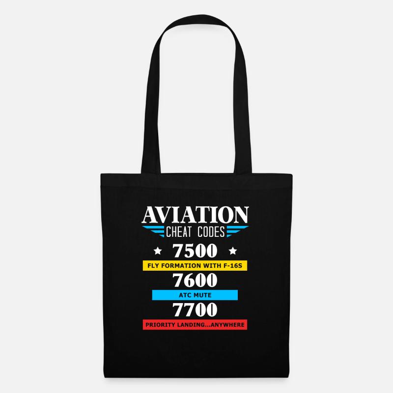 Aviation Cheat Codes gift, Aviation gift, - Tote Bag - black