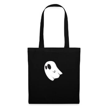 Fantôme d'Halloween - Sac en tissu - noir - Devant