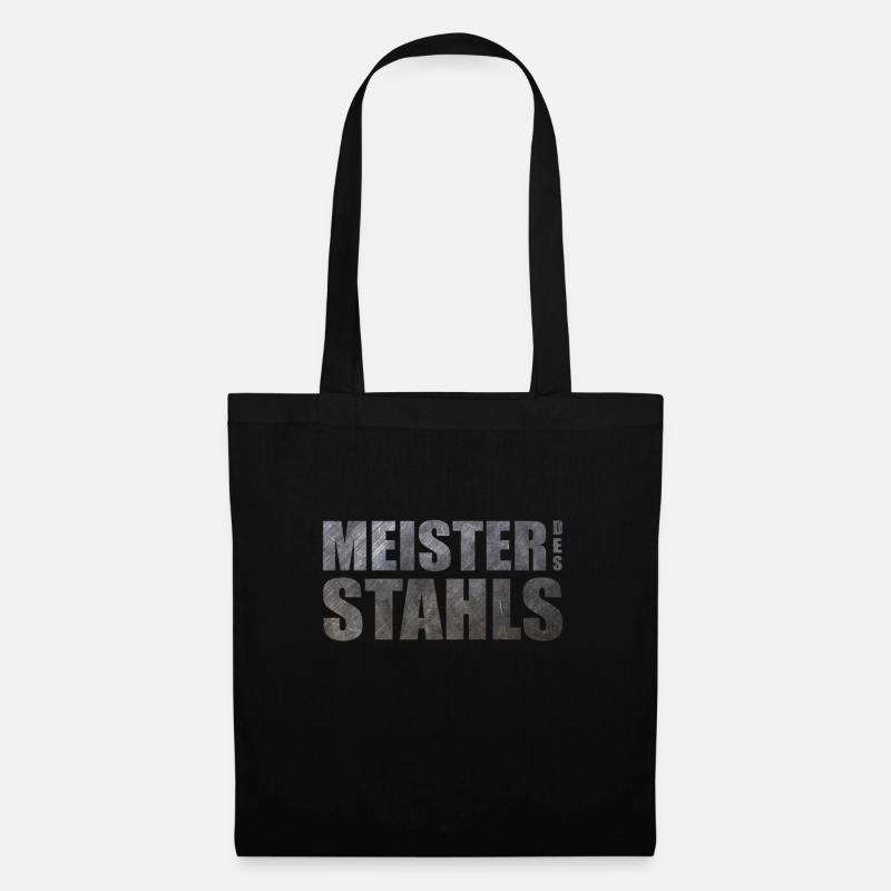 Stahl Schweißer Schlosser Metallbauer Geschenkidee - Stoffbeutel - Schwarz