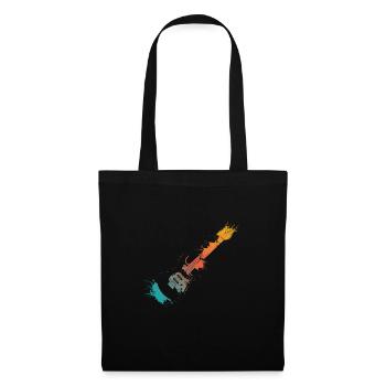 E-Gitarre Splash - Stoffbeutel - Schwarz - Vorne