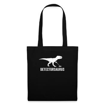 Nettes T Rex Dinosaurier-Metallerkennungs-T-Shirt - Meta - Stoffbeutel - Schwarz - Vorne