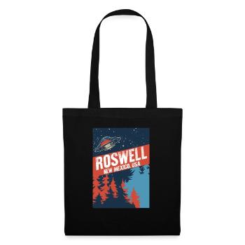Roswell New Mexico USA Théories du complot Fun Gif - Sac en tissu - noir - Devant